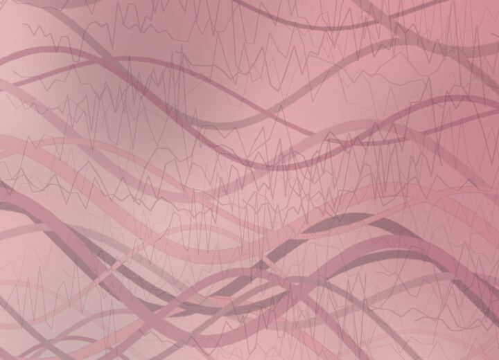 Abstrakt redaktionel illustration til hårfarvning